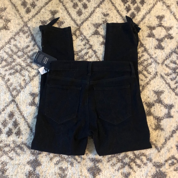 GAP indigo/dark wash tie ankle jeans - Picture 2 of 8